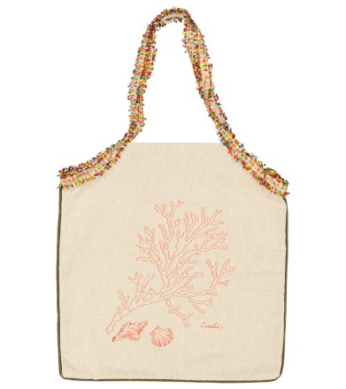 Sac Mariù toile bisonne Curallu rouge